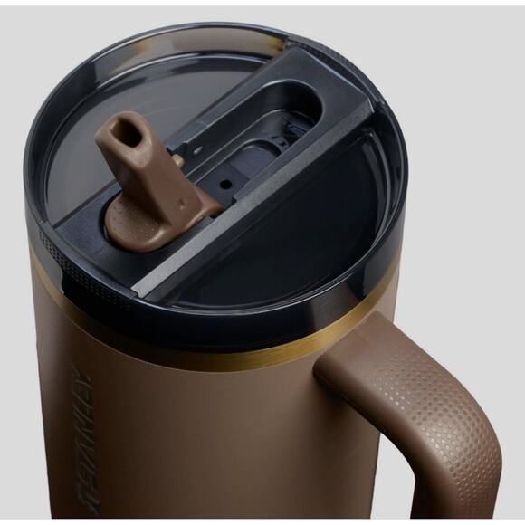 STANLEY QUENCHER PROTOUR FLIP STRAW TUMBLER, 30 OZ- ESPRESSO GOLD - Picture 3 of 3